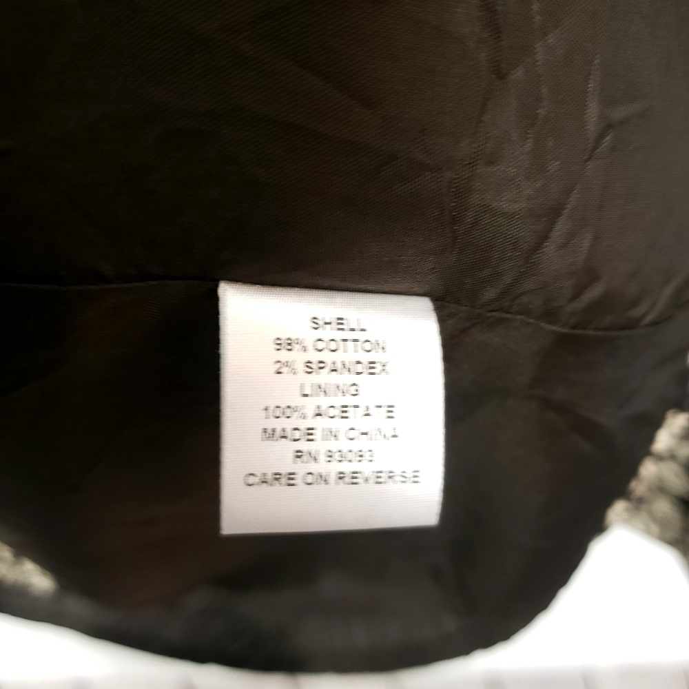 Tyler Boe tunic length Bali inspired print coat size 10 - Picture 11 of 12